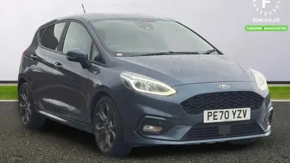 Used Ford Fiesta ST-Line 95 HP (69 kW) 2021 Blue Hatchback