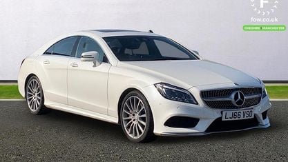 Begagnad Mercedes CLS350 AMG Line Premium Plus 258 HK (189 kW) 2016 Vit Sportkupé