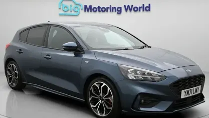 Used Ford Focus ST-Line X 125 HP (91 kW) 2021 Blue Hatchback