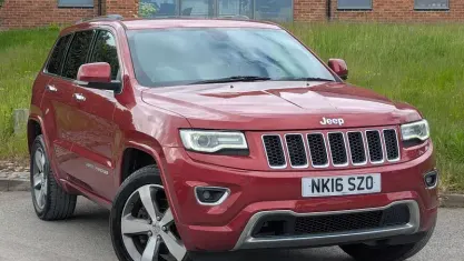 Second-hand Jeep Grand Cherokee Overland 250 CP (183 kW) 2016 Roșu SUV