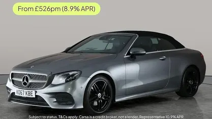 Grey Used 2018 Mercedes E220 AMG Line Premium Plus Cabriolet | £18,698 (Fair price)