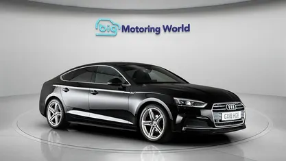 Used Audi A5 Sportback S-Line 252 HP (185 kW) 2018 Black Hatchback