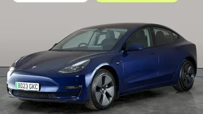 Used Tesla Model 3 Long Range AWD 366 kW (498 HP) 2023 Blue Sedan