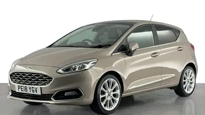 Used Ford Fiesta Vignale 125 HP (91 kW) 2018 Beige Hatchback
