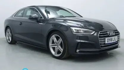 Used Audi A5 S-Line 190 HP (139 kW) 2018 Grey Coupe