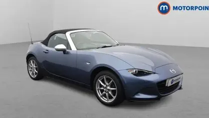 Used Mazda MX5 131 HP (96 kW) 2017 Blue Cabriolet