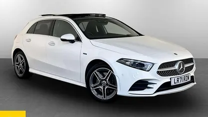White Used 2021 Mercedes A250 AMG Line Premium Plus Hatchback | £19,295 (Fair price)