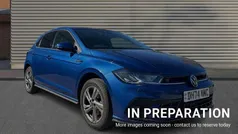 Reef blue metallic Used 2025 VW Polo R-line Hatchback | £22,465 (Fair price)