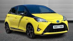 Yellow Used 2017 Toyota Yaris Hybrid Edition Hatchback | £9,850 (Fair price)