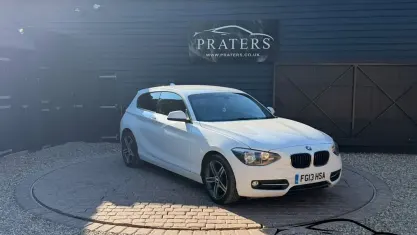 Used BMW 116 Sport Line 136 HP (100 kW) 2013 White Hatchback