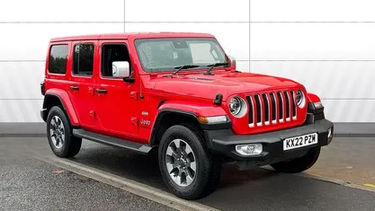 Red Used 2022 Jeep Wrangler Overland SUV | £34,995 (Super price)