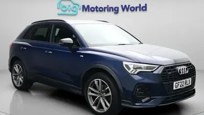 Used Audi Q3 Black Edition 190 HP (139 kW) 2022 Blue SUV