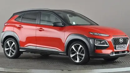 Usado Hyundai Kona Premium 177 CV (130 kW) 2019 Naranja SUV