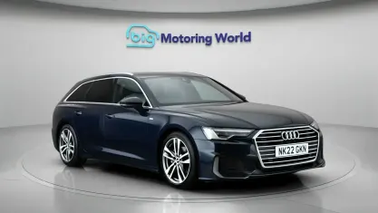 Used Audi A6 S-Line 204 HP (150 kW) 2021 Blue Estate