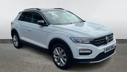Used VW T-Roc Design 116 HP (85 kW) 2019 White SUV