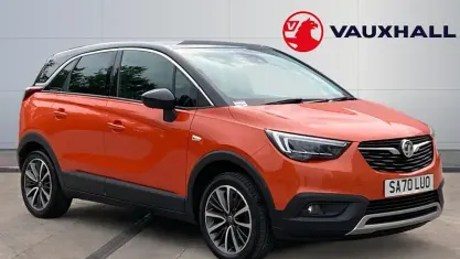 Used Vauxhall Crossland X Elite 131 HP (96 kW) 2020 Orange SUV