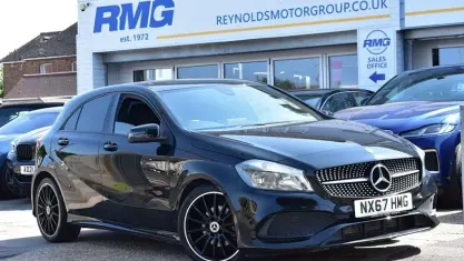 Used Mercedes A160 Executive 102 HP (75 kW) 2017 Black Hatchback