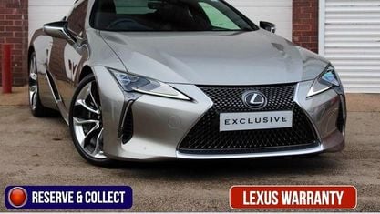 Usado Lexus LC 500 Sport Line 477 HP (350 kW) 2018 Prateado Coupé