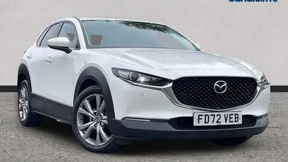 Solid arctic white Used 2022 Mazda CX-30 Inclusive SUV | £15,289 (Fair price)
