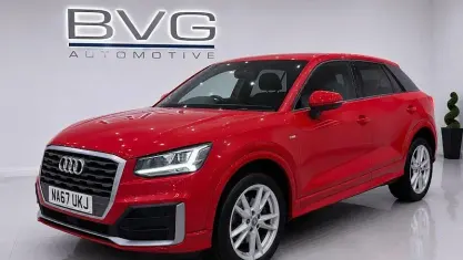 Used Audi Q2 S-Line 150 HP (110 kW) 2017 Red SUV