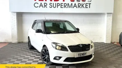 Used Skoda Fabia vRS 180 HP (132 kW) 2012 White Hatchback