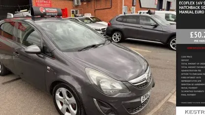 Used Vauxhall Corsa S 86 HP (63 kW) 2013 Grey Hatchback