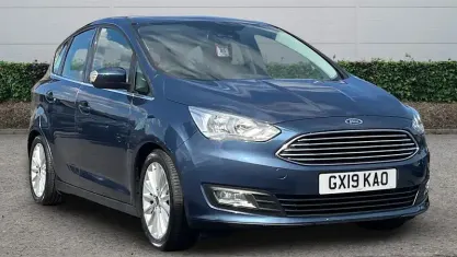 Used Ford C-MAX Titanium 125 HP (91 kW) 2019 Blue MPV
