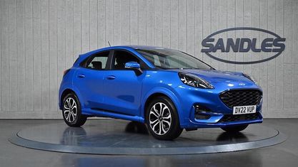 Second-hand Ford Puma ST-Line 155 CP (114 kW) 2022 Albastru Hatchback