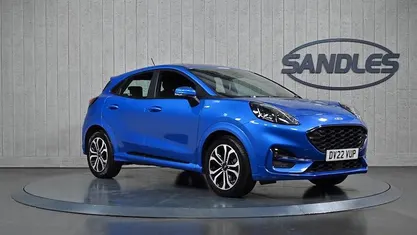Second-hand Ford Puma ST-Line 155 CP (114 kW) 2022 Albastru Hatchback