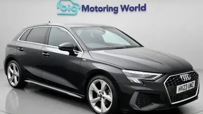 Used Audi A3 Sportback S-Line 110 HP (80 kW) 2023 Black Hatchback