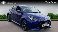Blue Used 2021 Toyota Yaris Hybrid Design Hatchback | £15,806 (Fair price)