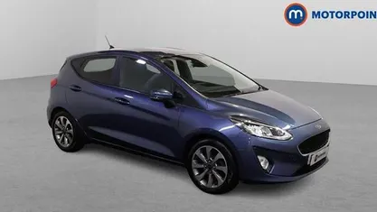 Used Ford Fiesta Trend 125 HP (91 kW) 2020 Blue Hatchback