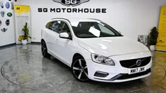 White Used 2017 Volvo V60 R-Design Estate | £12,695 (Fair price)