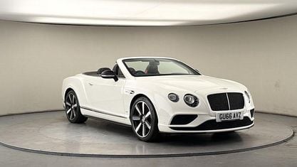Used Bentley Continental GT Convertible Mulliner 529 HP (389 kW) 2016 White Cabriolet