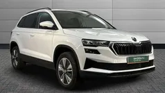 Moon white metallic Used 2024 Skoda Karoq SE Drive SUV | £23,250 (Fair price)