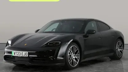 Used Porsche Taycan Performance Package 350 kW (476 HP) 2023 Black Sedan
