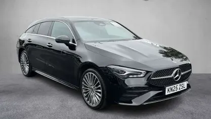 Used Mercedes CLA250e AMG line 218 HP (160 kW) 2025 Black Coupe