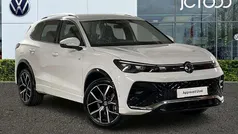White New 2025 VW Tiguan R-line SUV | £37,356 (Fair price)