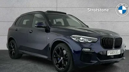Used BMW X5 M Sport 265 HP (194 kW) 2019 Blue SUV