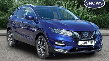 Used Nissan Qashqai N-Connecta 116 HP (85 kW) 2018 Blue SUV