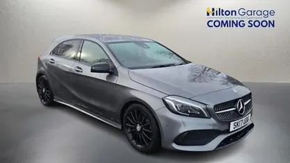 Used Mercedes A220 AMG line 177 HP (130 kW) 2017 Grey Hatchback