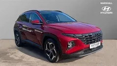 Sunset red Used 2022 Hyundai Tucson Ultimate SUV | £23,242 (Fair price)