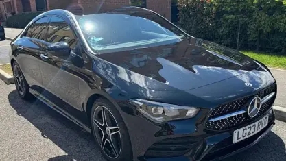 Used Mercedes CLA180 AMG Line Premium 136 HP (100 kW) 2022 Black Coupe