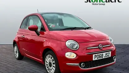 Used Fiat 500 Lounge 69 HP (50 kW) 2018 Red Hatchback