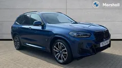 Blue Used 2024 BMW X3 M Sport SUV | £42,715 (Fair price)