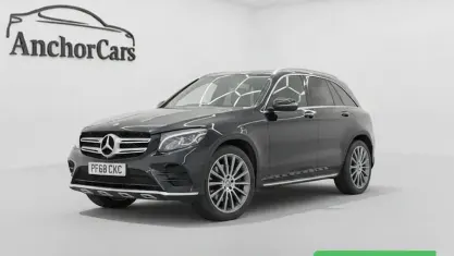 Used Mercedes GLC220 AMG line 170 HP (125 kW) 2018 Black SUV