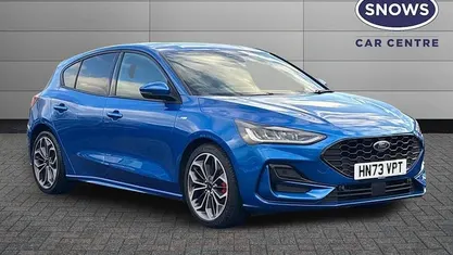 Blue Used 2024 Ford Focus ST-Line X Hatchback | £17,499 (Fair price)
