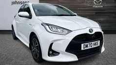 White Used 2020 Toyota Yaris Hybrid Design Hatchback | £14,995 (Fair price)
