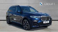 Blue Used 2021 BMW X7 M Sport SUV | £51,790 (Fair price)