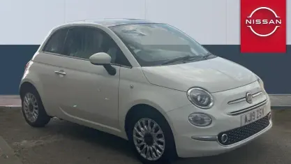 Used Fiat 500 Lounge 69 HP (50 kW) 2019 White Hatchback